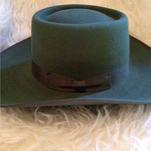 RARE Wyeth forest shaped wool boater